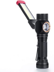 NXowzf ワークライト 小型 usb充電式 COBライト 照明モード7つ 夜間作業 LED作業灯 180度自由調節 折り畳み式 懐中電灯 防塵 防水 ハンディライト 尾部磁石付き